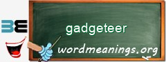 WordMeaning blackboard for gadgeteer